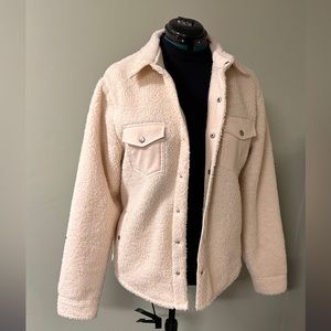 Sherpa shacket men’s/womens/unisex size m